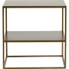 Tine K Home - metallinen sivupöytä 50x50, honeygold