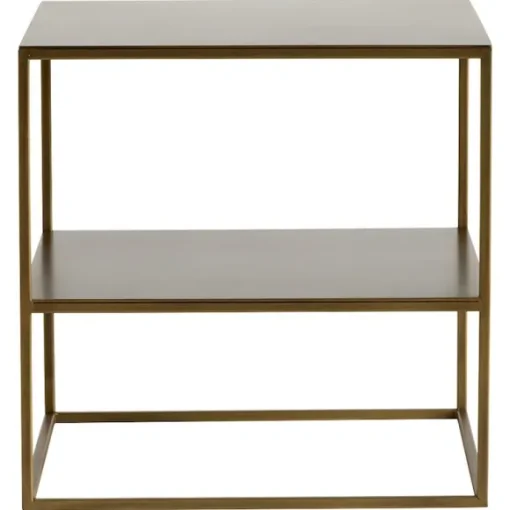 Tine K Home - metallinen sivupöytä 50x50, honeygold