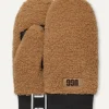 UGG Fluff käsineet, chestnut