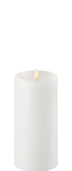 Uyuni - LED pöytäkynttilä 15 cm, valkoinen